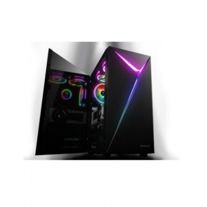 GAMDIAS CASE ARGUS E4 ELITE M.TOWER TG 2xLED STRIP RAINBOW 1x120mm FAN