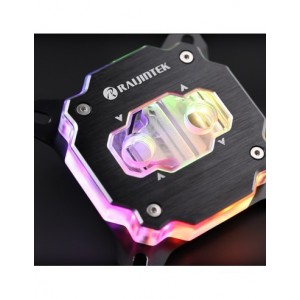 RAIJINTEK WATER BLOCK FORKIS PRO RBW 5V ARGB G1/4'' per INTEL & AMD