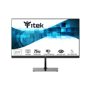 ITEK MONITOR GWF 21.5 FLAT FHD SLIM FRAMELESS HDMI VGA