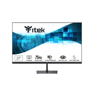 ITEK MONITOR GWF 27 FLAT FHD SLIM FRAMELESS HDMI VGA